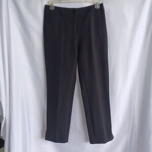 EDAS Black Dress Pants, Made in Italy, Sz 8, Ankle